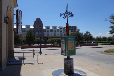 Outside the Frisco Municipal Center